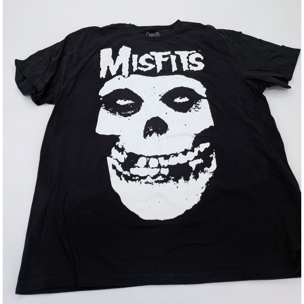 Misfits Band Shirt Mens XL Black Classic Crimson Ghost Fiend Skull Punk Rock Tee